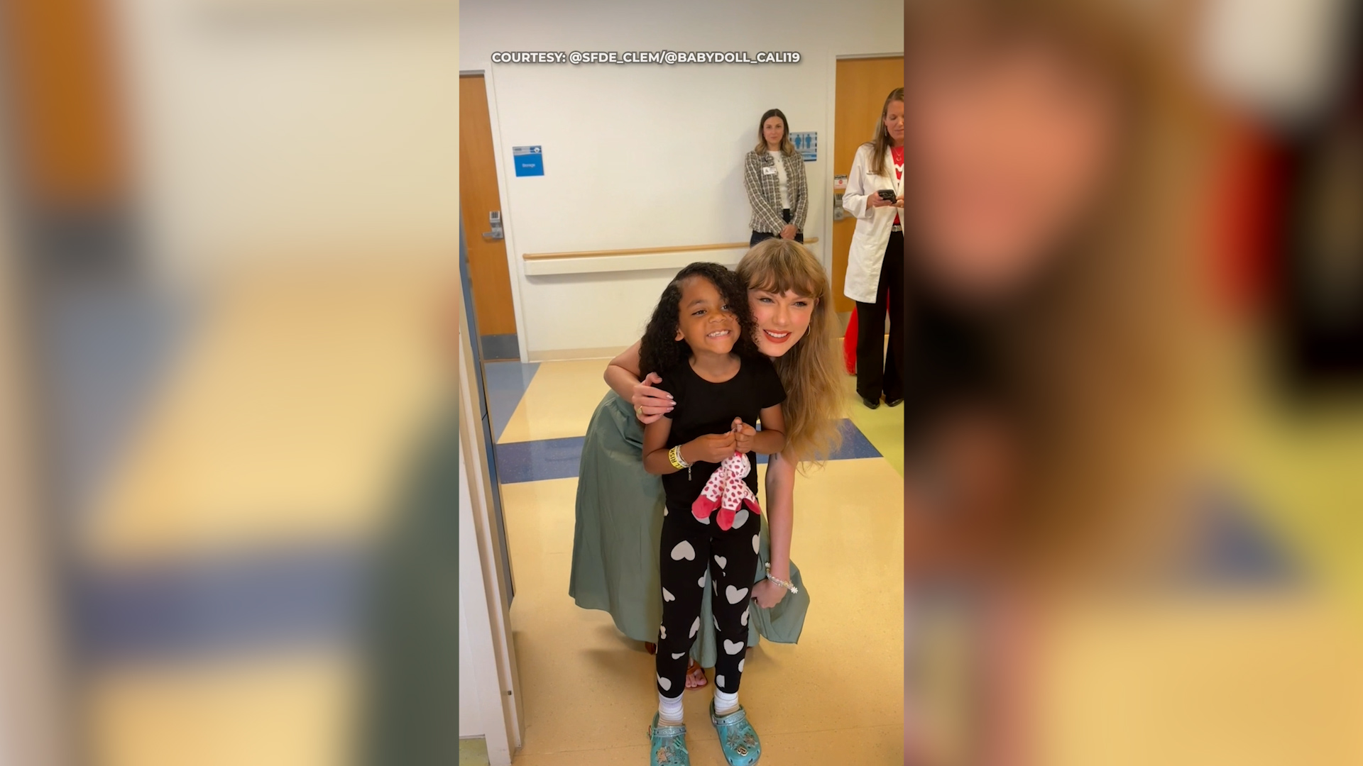 Taylor Swift meets 6-year-old at Florida children's hospital