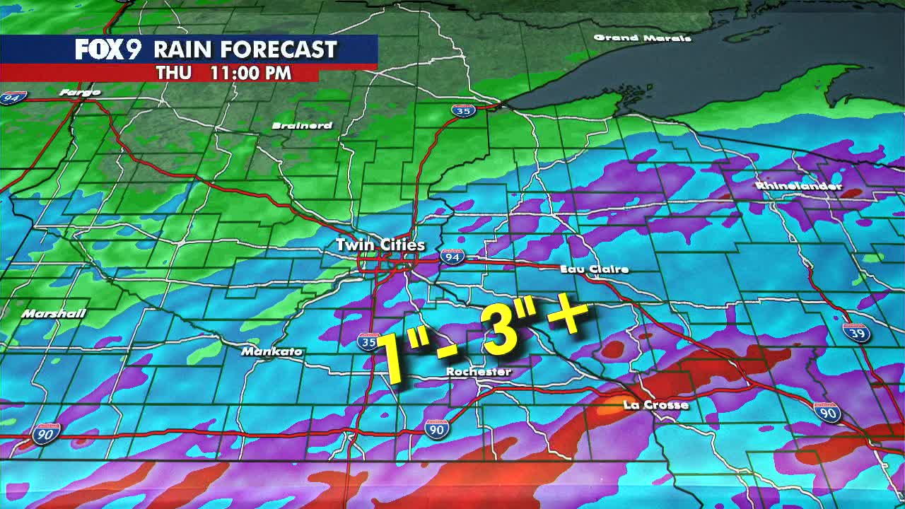 MN weather: Wednesday rain forecast update