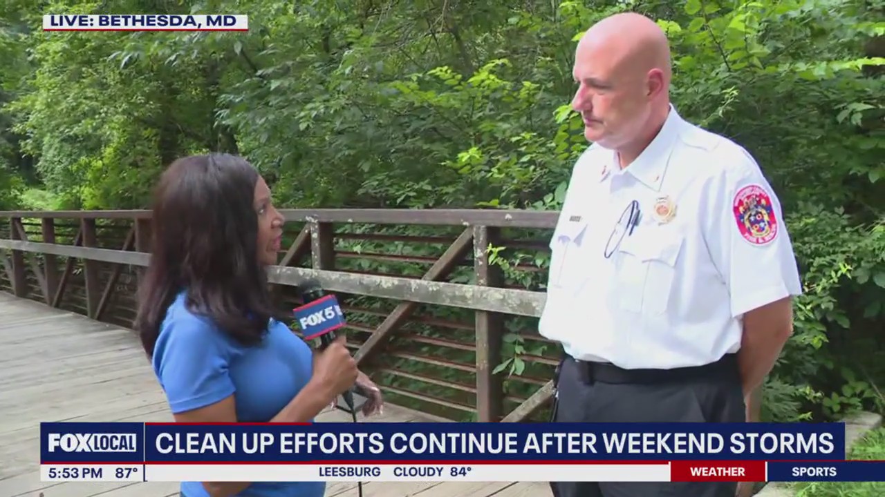 Clean-up efforts continue in Montgomery County after severe weekend storms