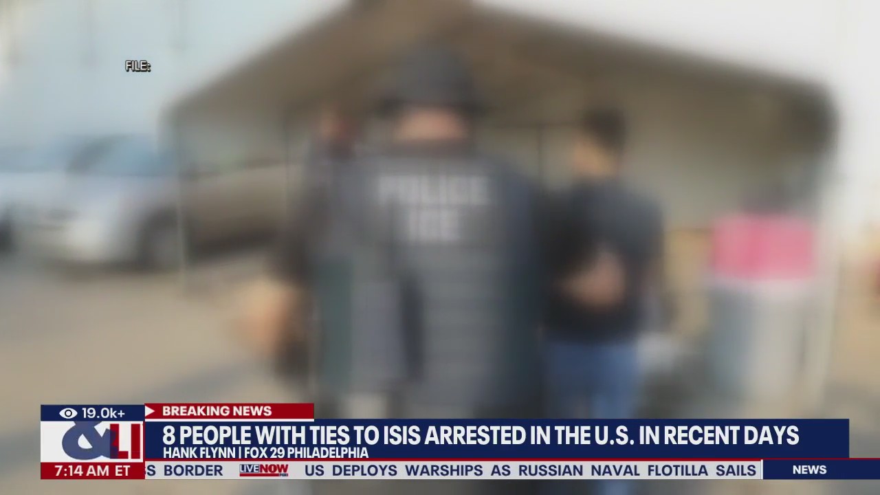 8 people with ISIS ties arrested in US, police say