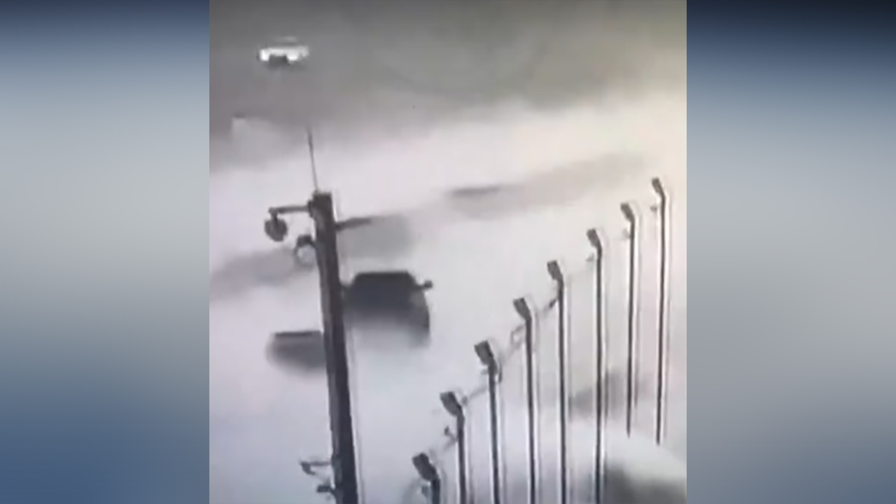 Terrifying video shows cars on bridge as Helene slams Florida