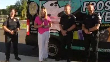 Palm Bay police show off 'Frosty Five-O' ice cream truck