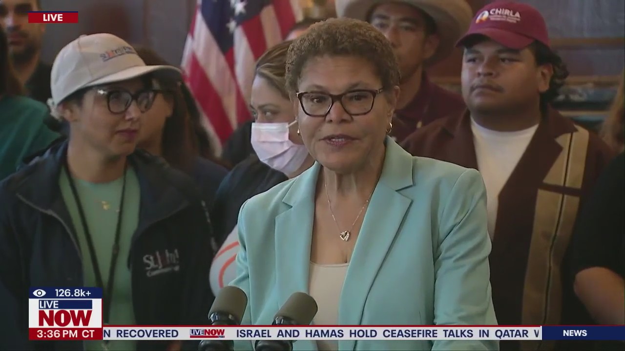 Mayor Bass confronts ICE in L.A.