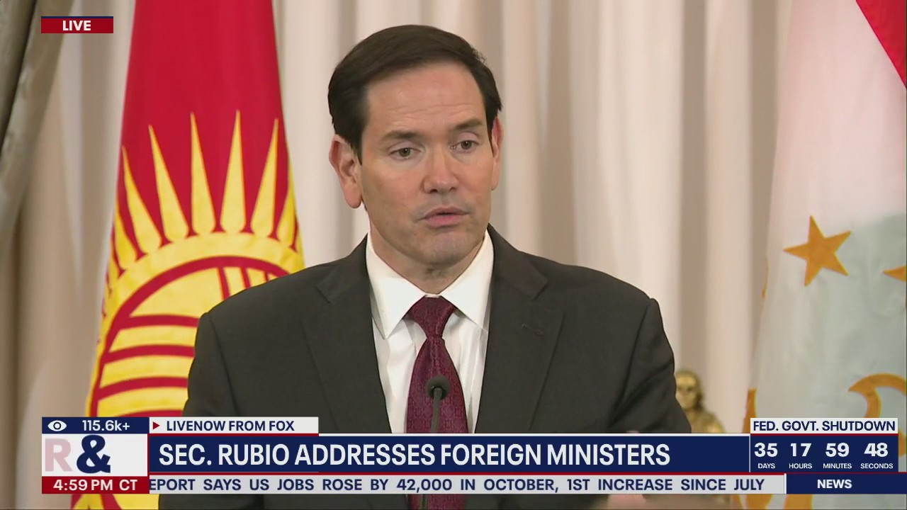 Sec. Rubio hosts Foreign Ministers from Central Asia