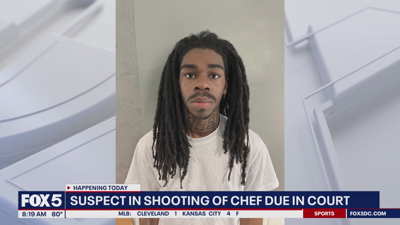 Suspect in shooting of Maryland celebrity chef due in court