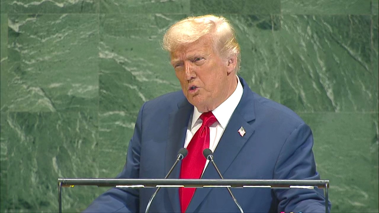 President Trump speaks at UN General Assembly