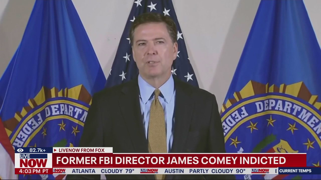 Former FBI Director James Comey indicted
