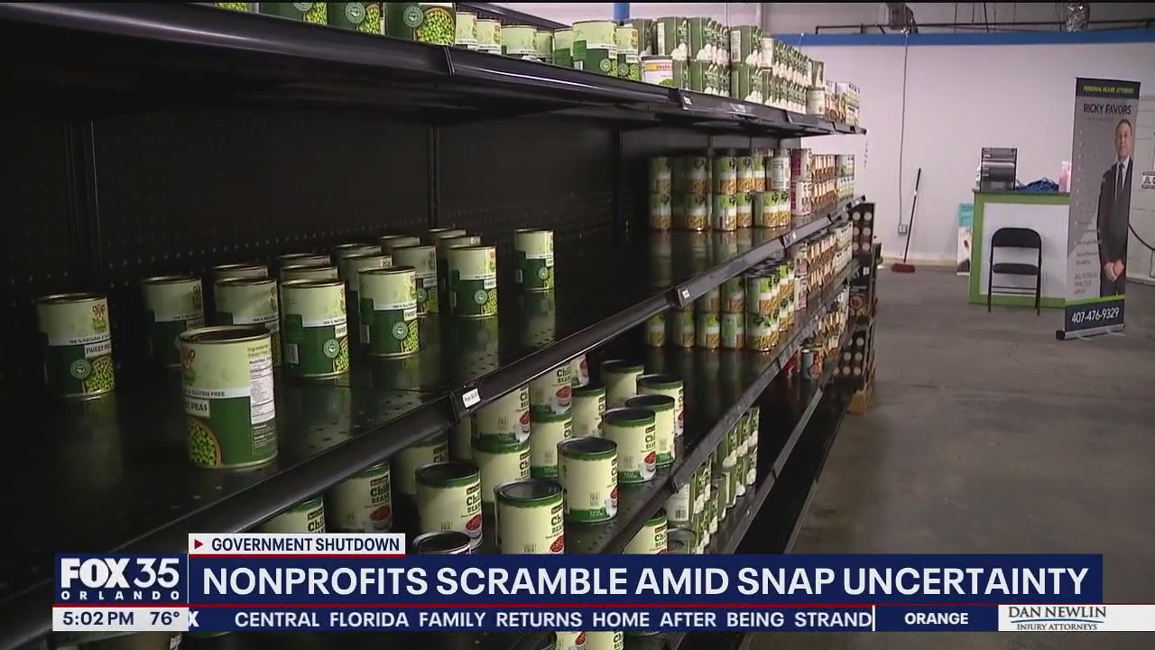 Food banks struggle to have enough food amid SNAP shutdown