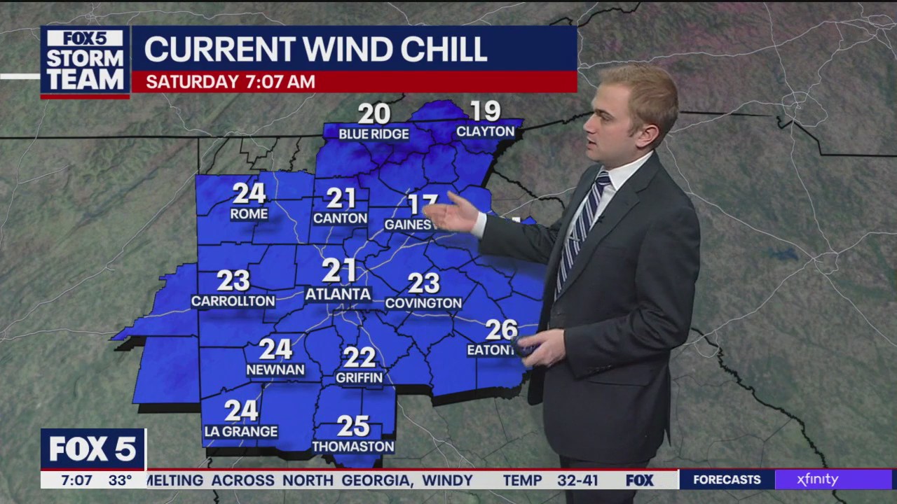 Saturday 7 a.m. weather forecast update