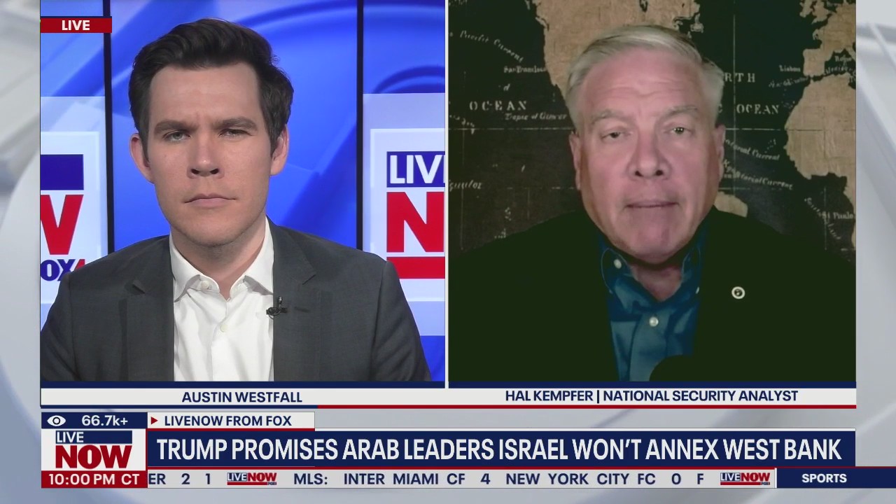 Trump promises Arab leaders Israel won't annex West Bank