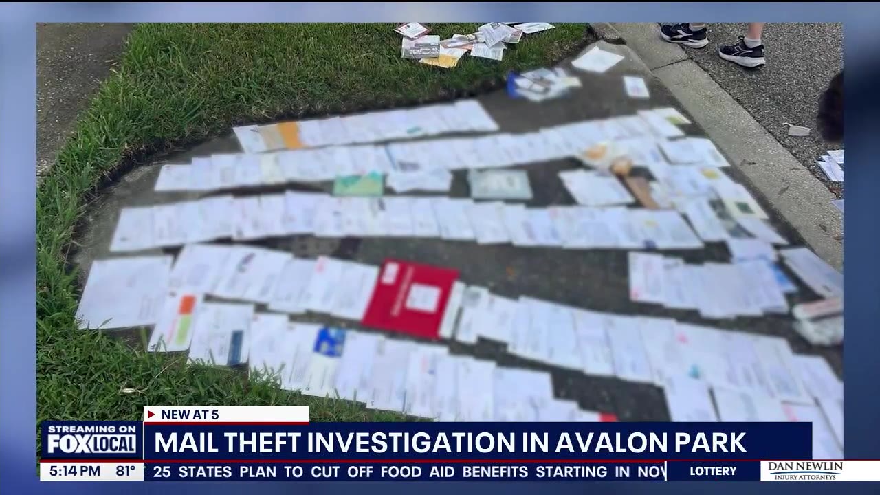 Postal officials investigating mail theft in Avalon Park