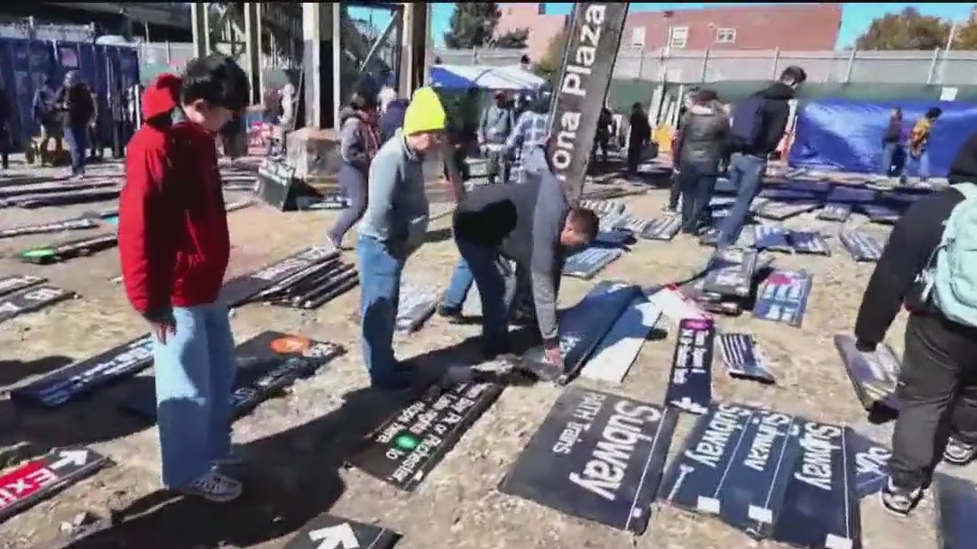 MTA pop-up shop selling retired signage, memorabilia