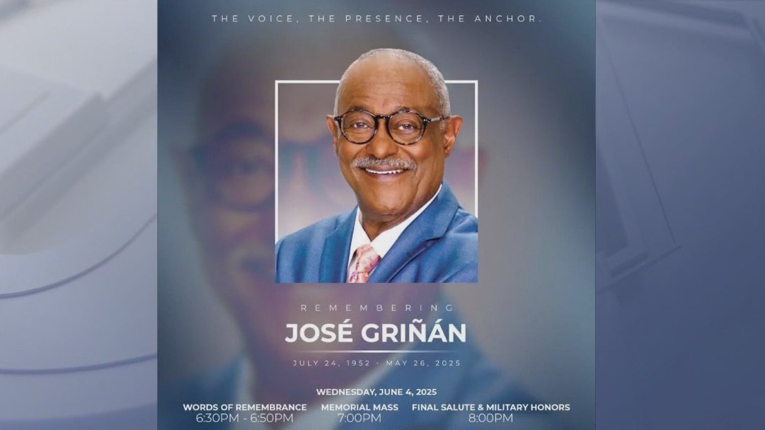 Memorial services announced for late former FOX 26 anchor José Griñán