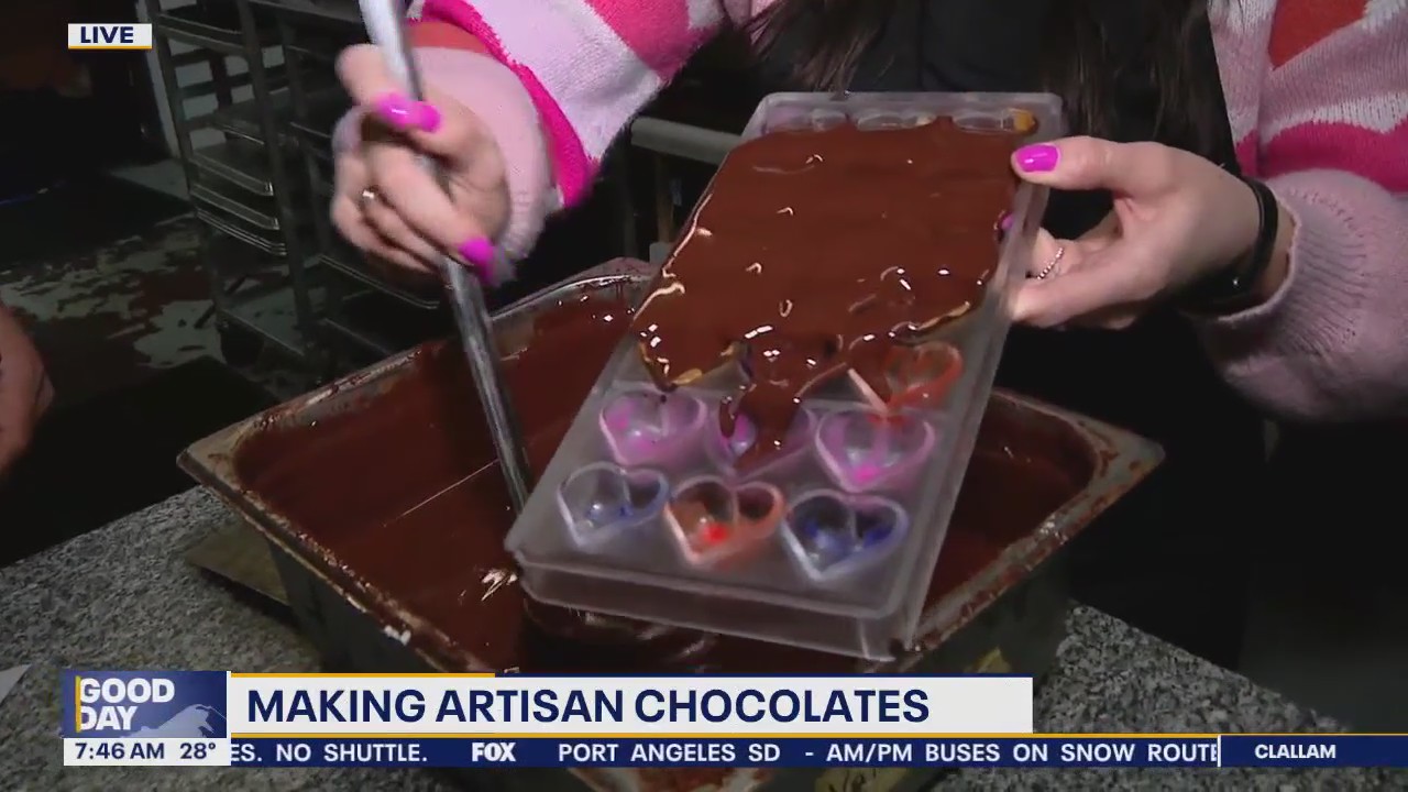 Making artisan chocolates