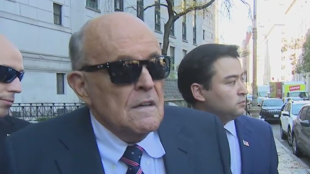 Giuliani appears in court after missing deadline