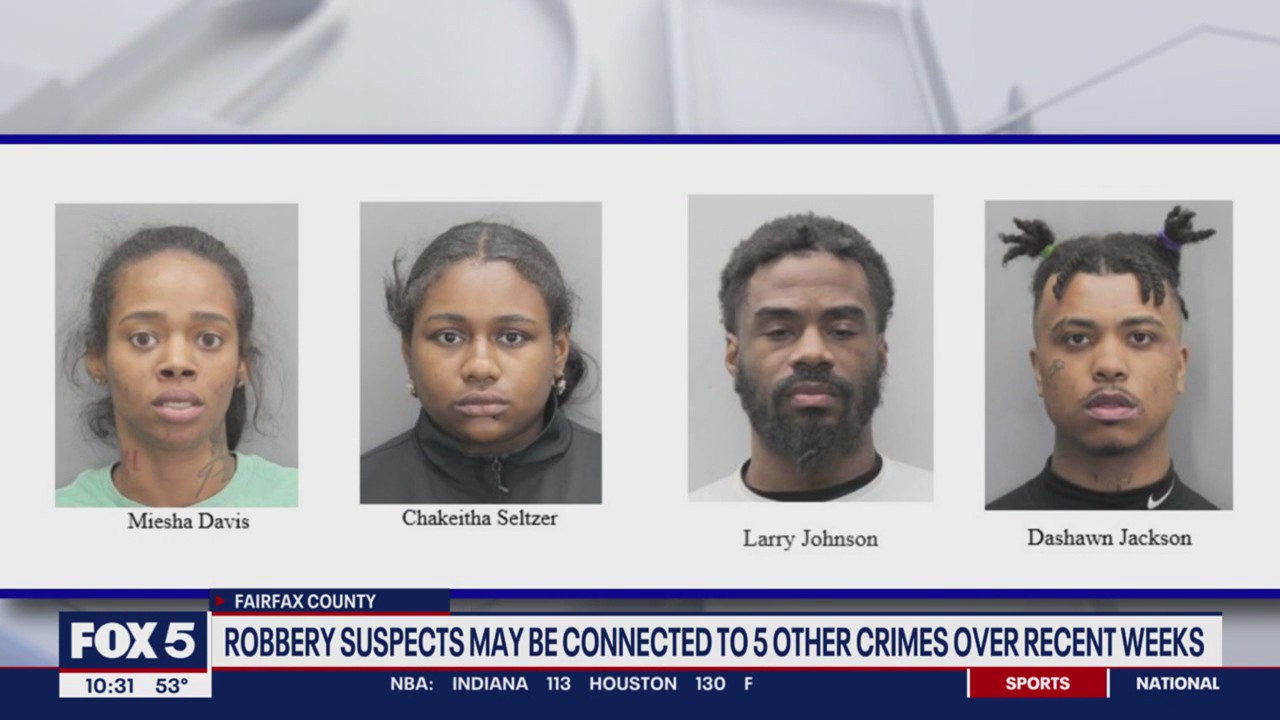 Robbery crew arrested after hitting Bloomies in Dunn Loring