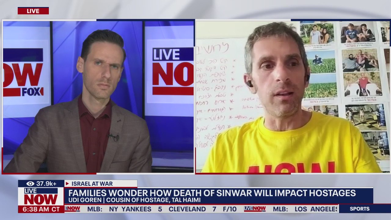 Hostage families react to Yahya Sinwar's death