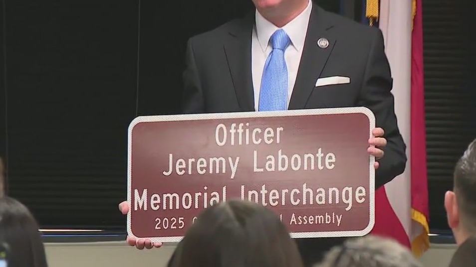 Interchange named after fallen Roswell officer