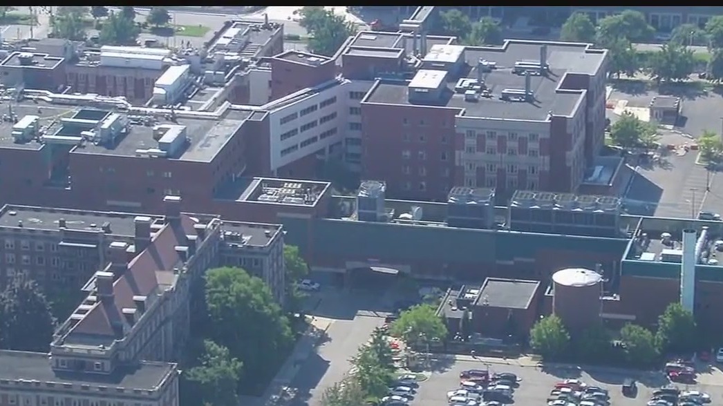 Henry Ford Hospital in Detroit on lockdown