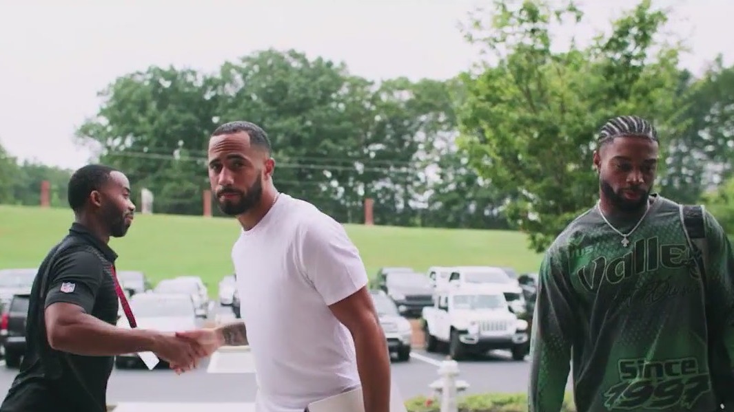 Falcons arrive at 2024 training camp