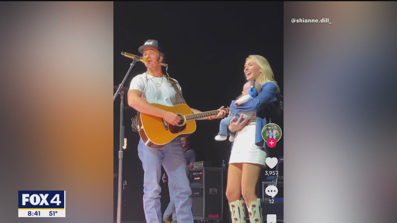 Parker McCollum's baby steals the show at concert