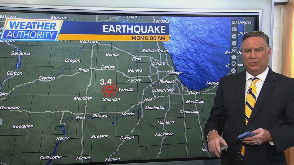 3.4 magnitude earthquake reported in Illinois: USGS