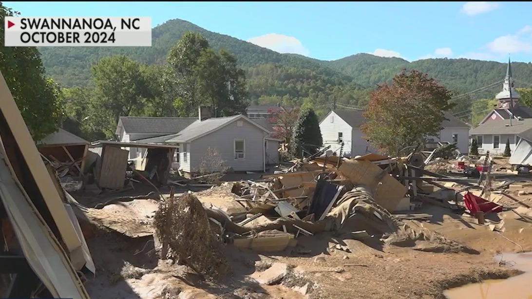 Homes almost rebuilt after Hurricane Helene