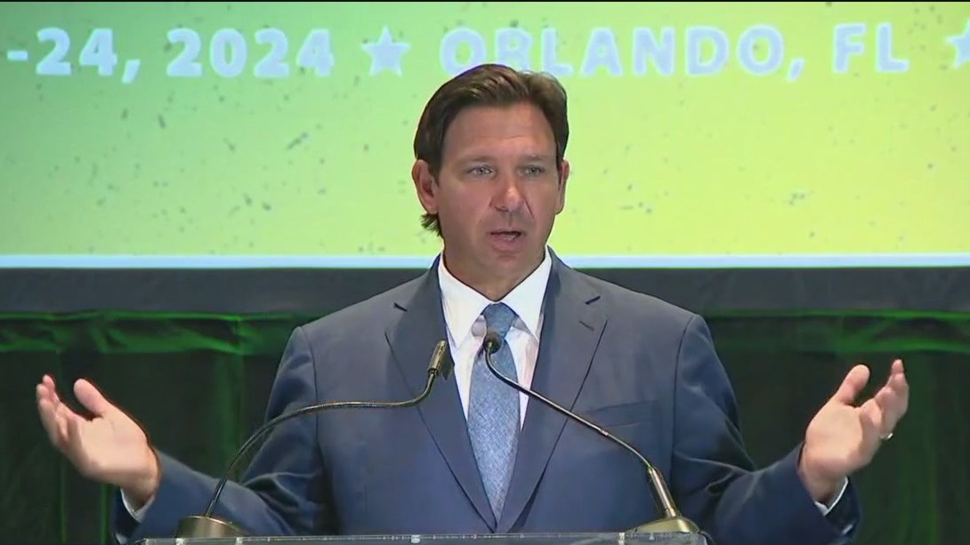 Gov. DeSantis speaks on marijuana amendment