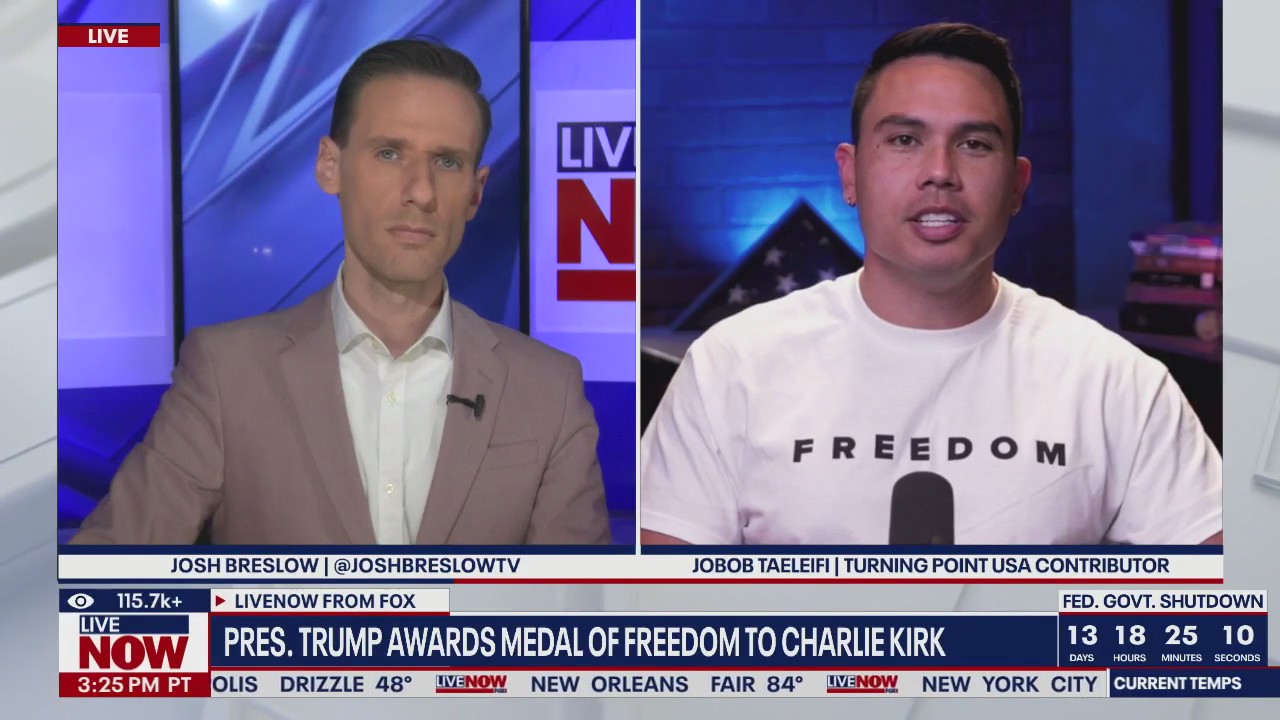 Jobob on Charlie Kirk receiving Medal of Freedom