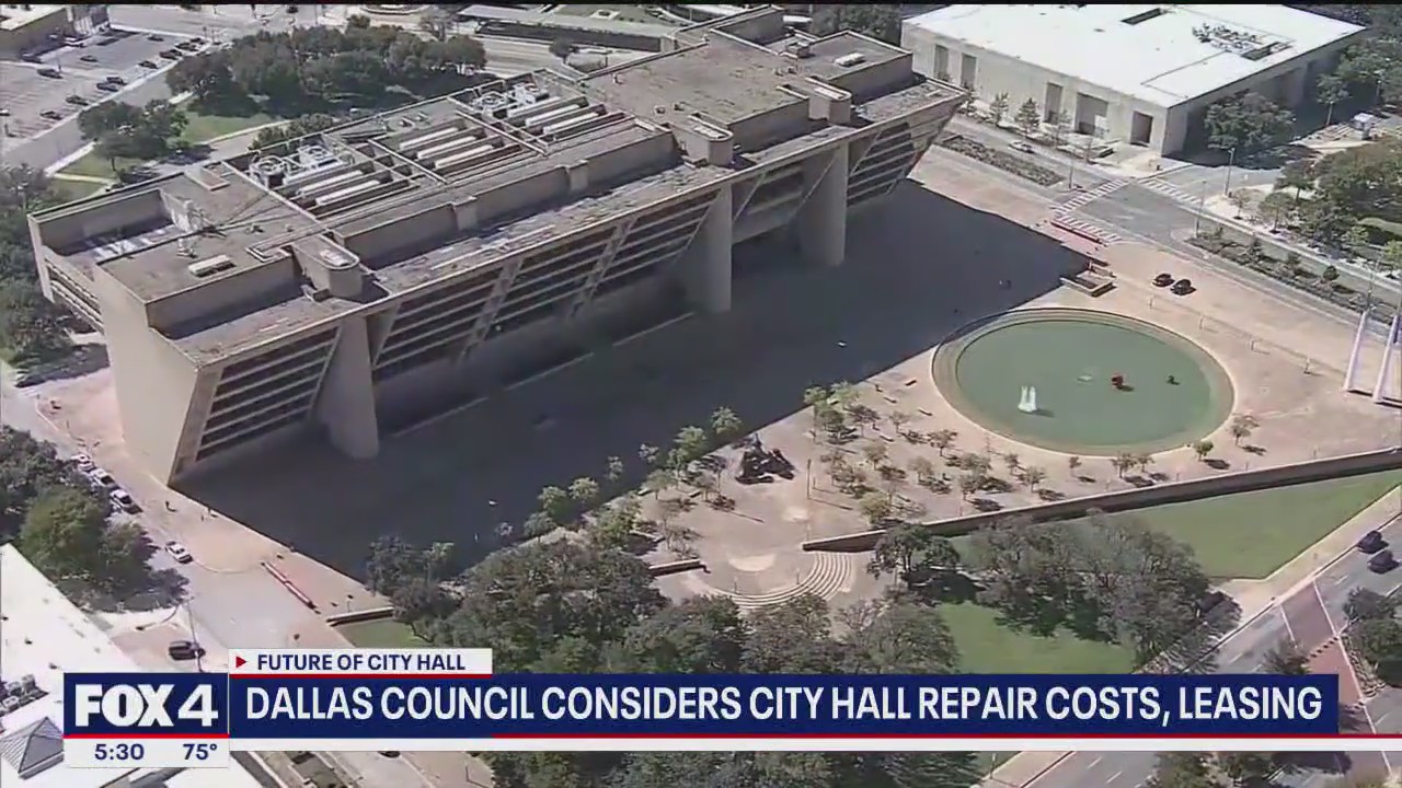 Dallas weighs costs of repairing, leasing city hall