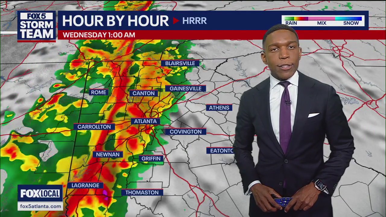 Fast-moving storm with strong winds, heavy rain