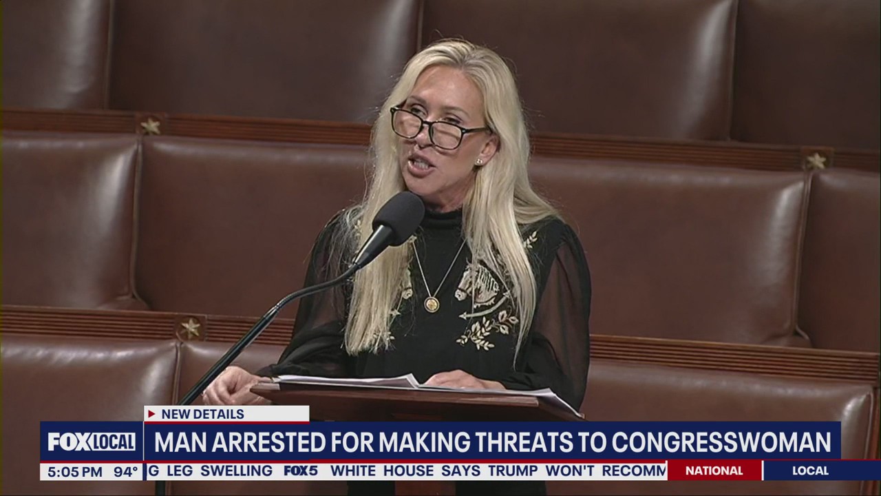 Man arrested for making threats to Rep. Marjorie Taylor Greene