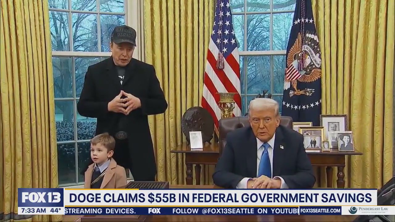 DOGE claims it has saved $55 billion