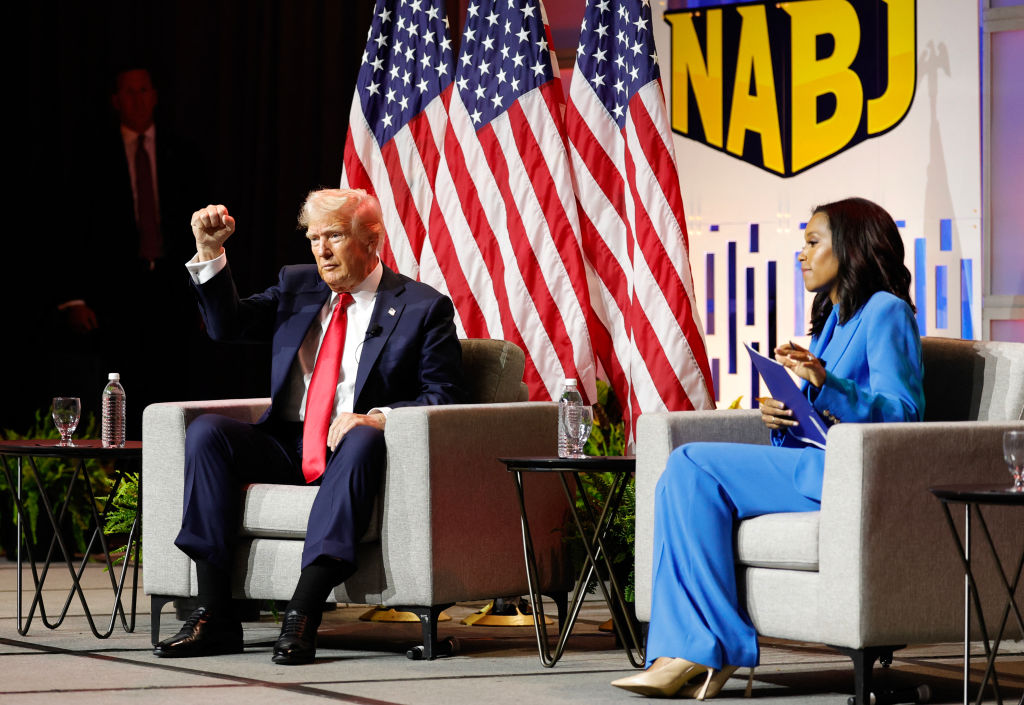 FULL: Donald Trump comments at NABJ Convention