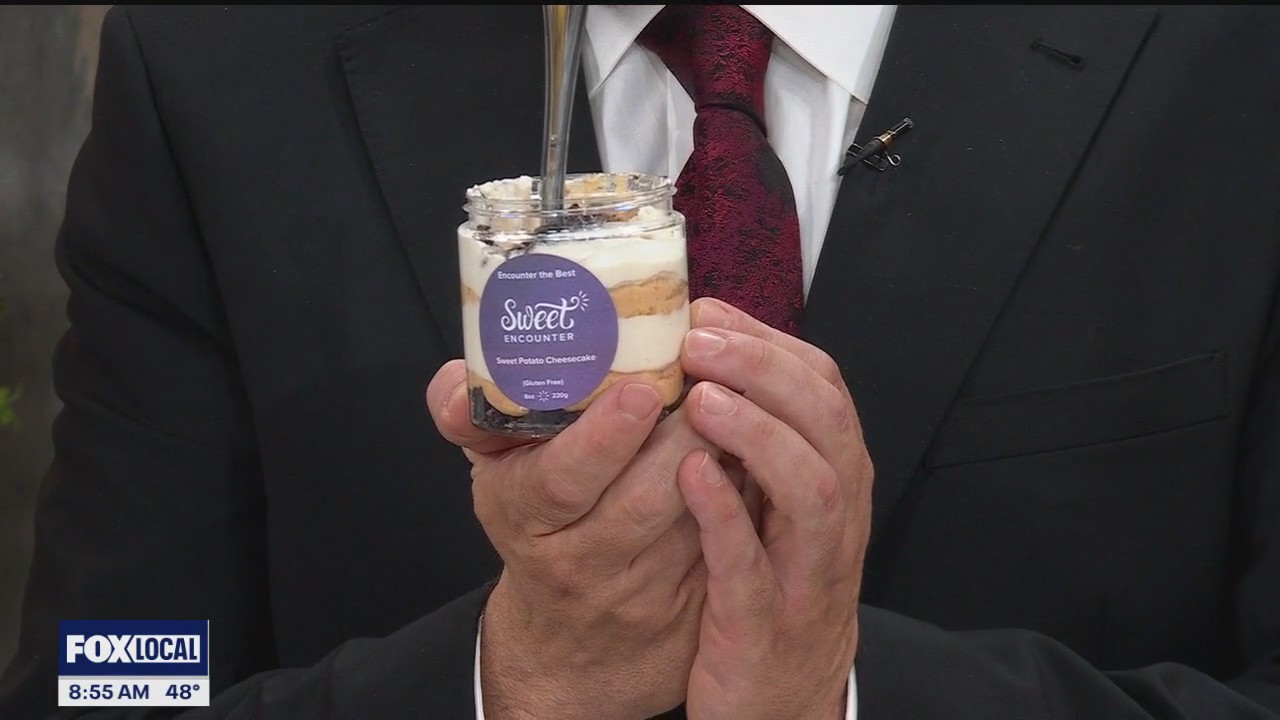 Sweet Encounter Bakery makes sweet potato cheesecake parafait