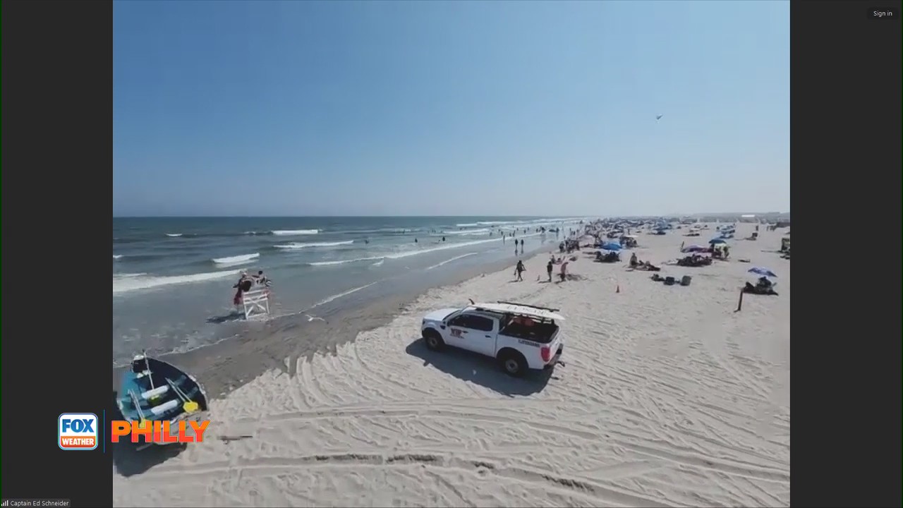 FOX Weather Philly: Captain Ed Schneider, with Wildwood Beach Patrol