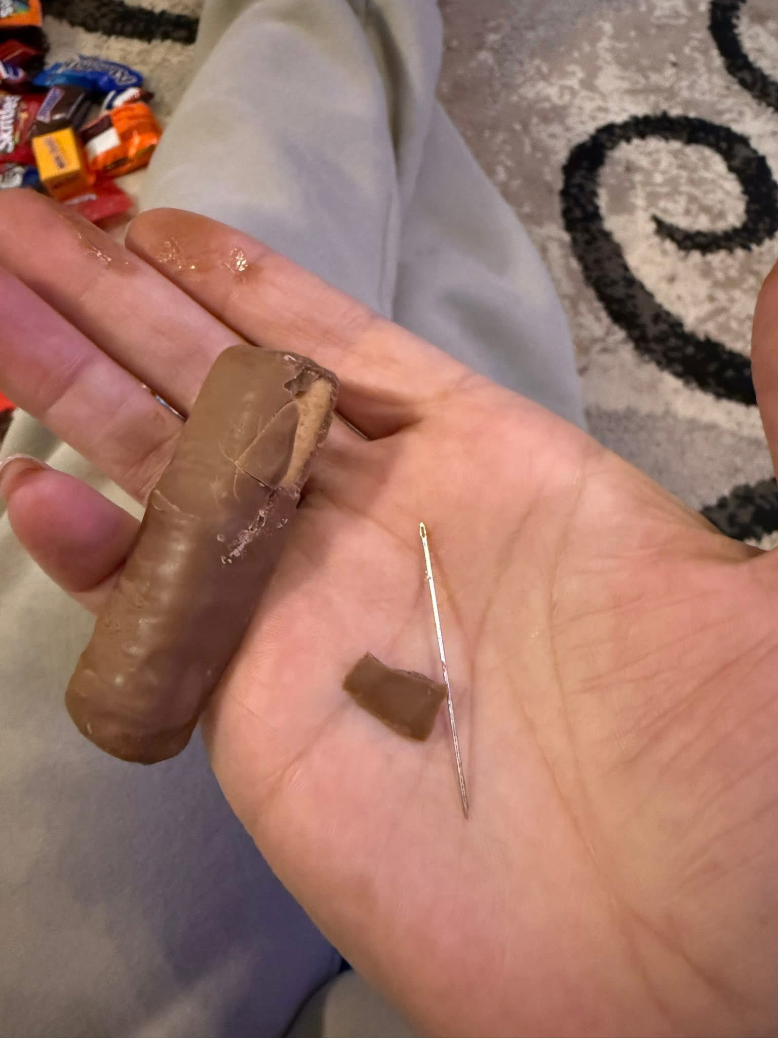 Needle found in Halloween candy, Mother of 5 killed in alleged domestic violence murder-suicide & more