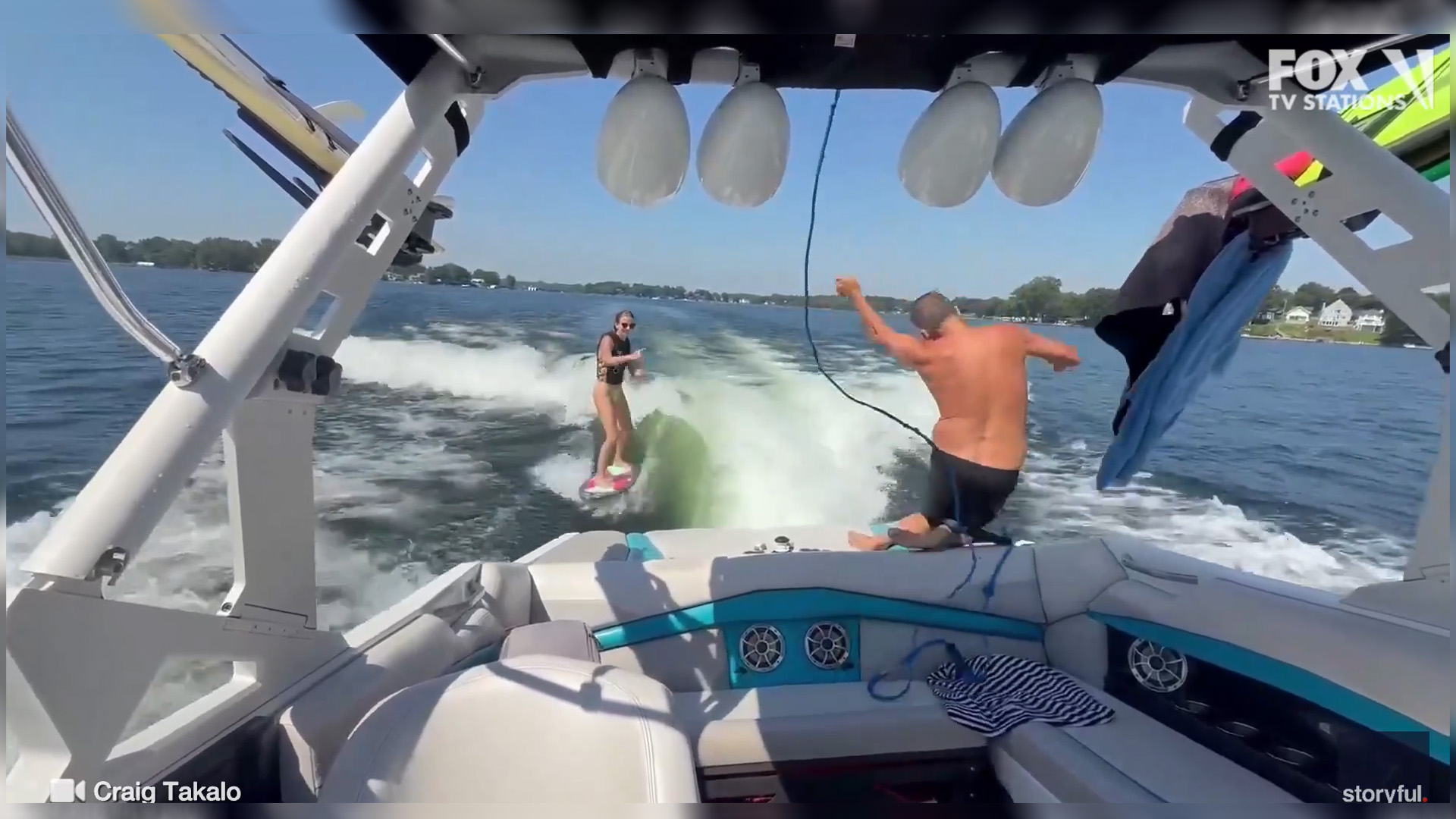 Boater boogie cut short on lake in Mound