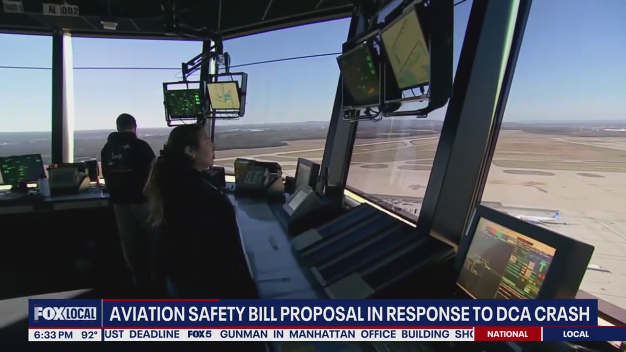 Aviation safety bill proposed in response to DCA plane crash