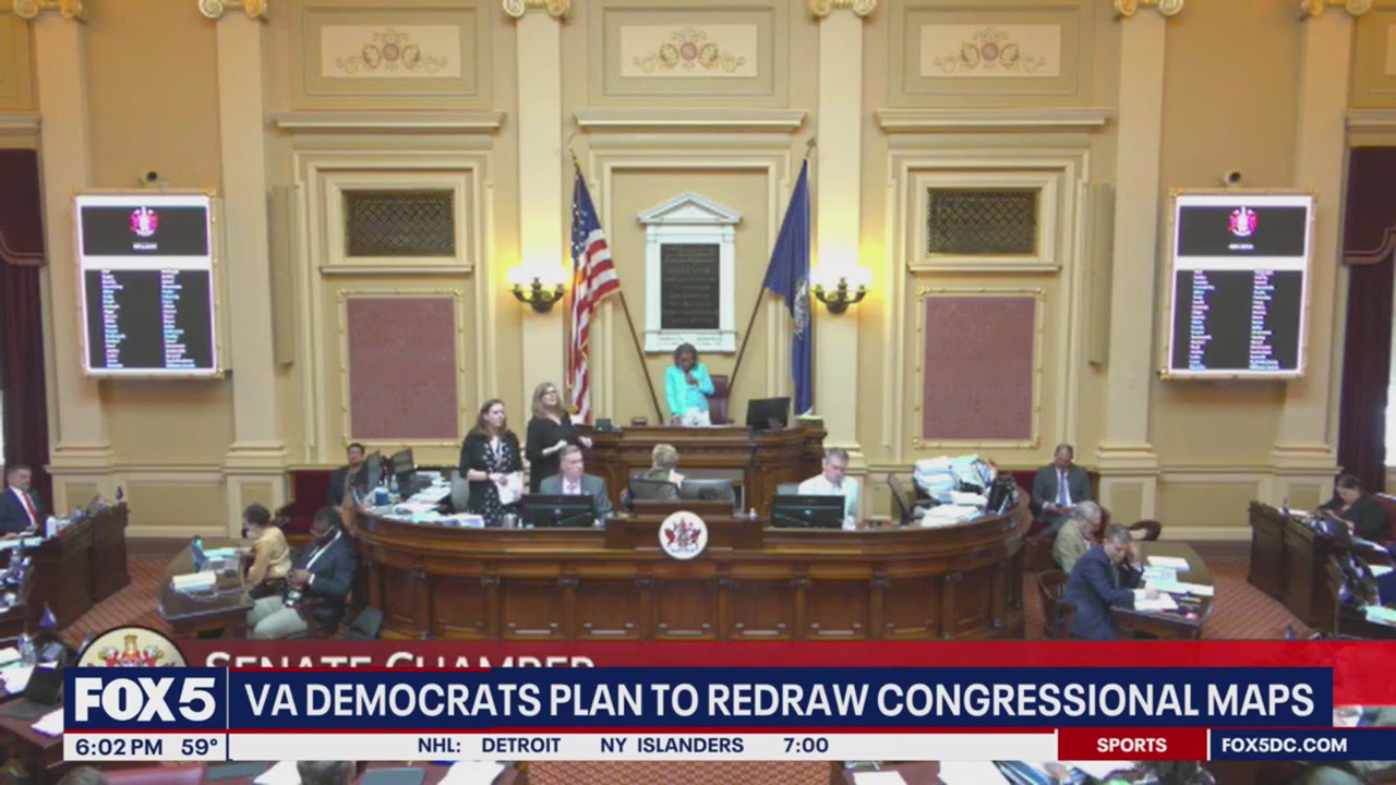 Virginia Democrats plan to redraw congressional maps