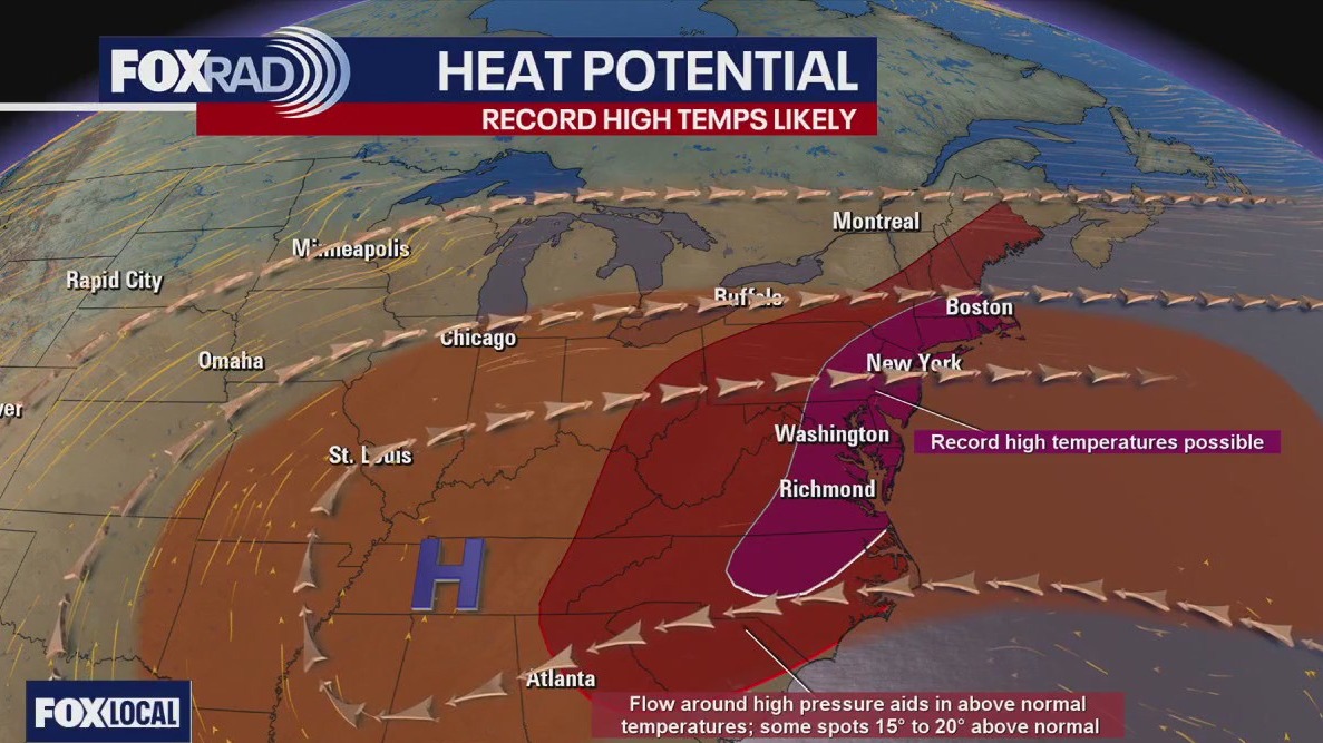 Heat wave brings triple-digit temps to Midwest, Northeast