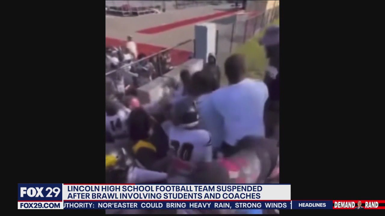 Lincoln High School Football team suspended after brawl