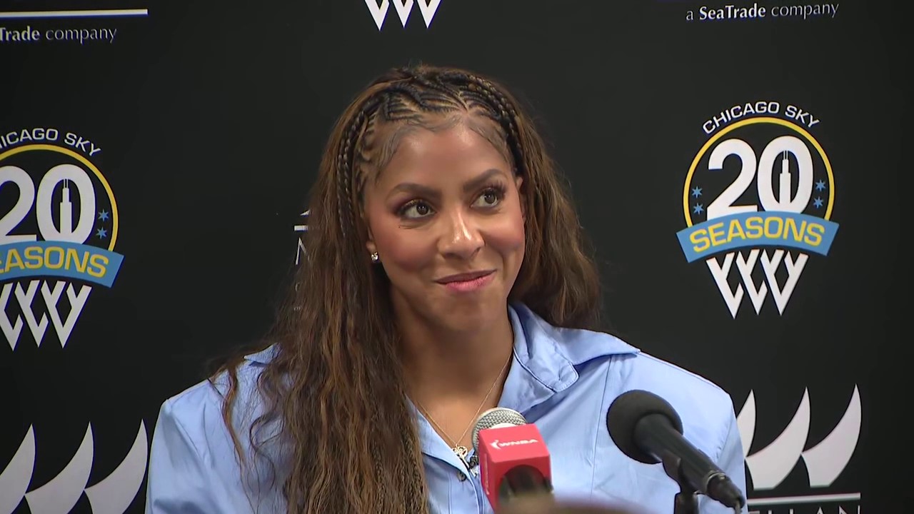 Full press conference: Candace Parker speaks before her Chicago Sky jersey  retirement