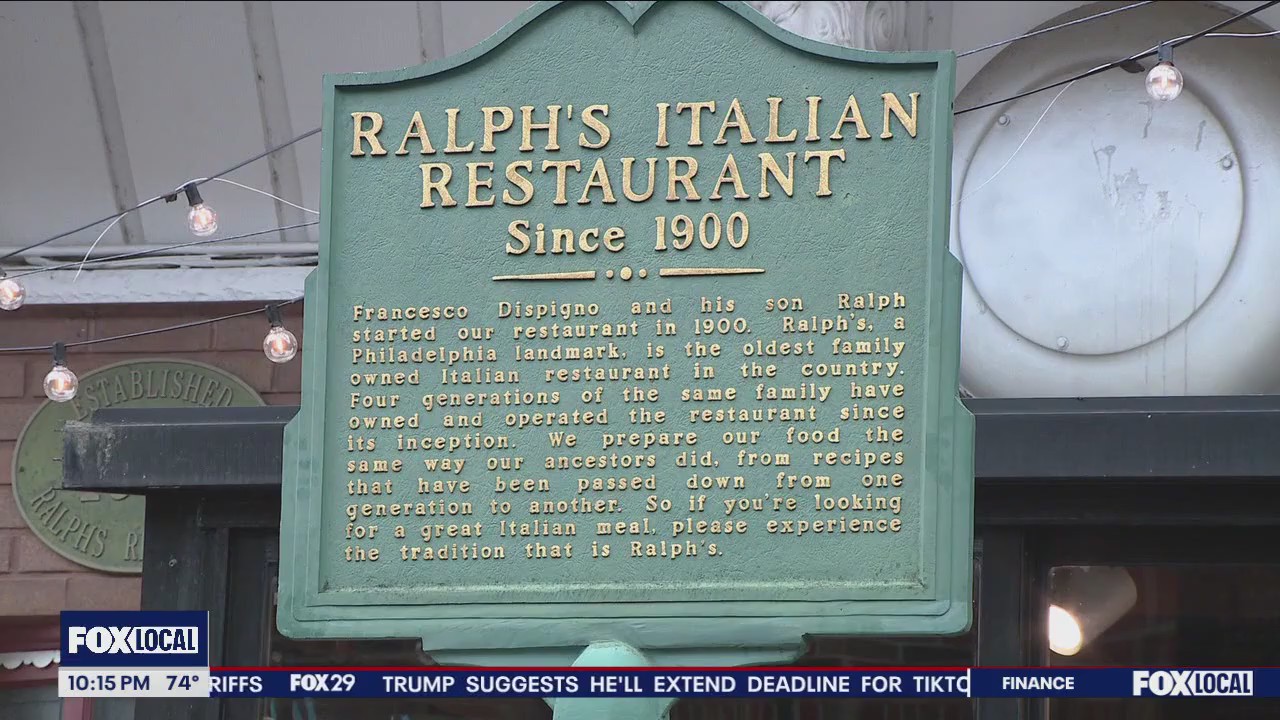 El restaurante italiano de Ralph celebra 125 años en los negocios