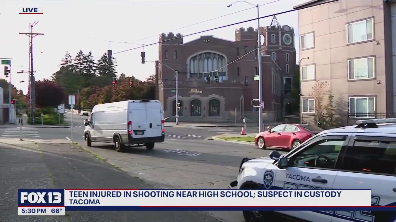 Teen injured in shooting near Tacoma high school