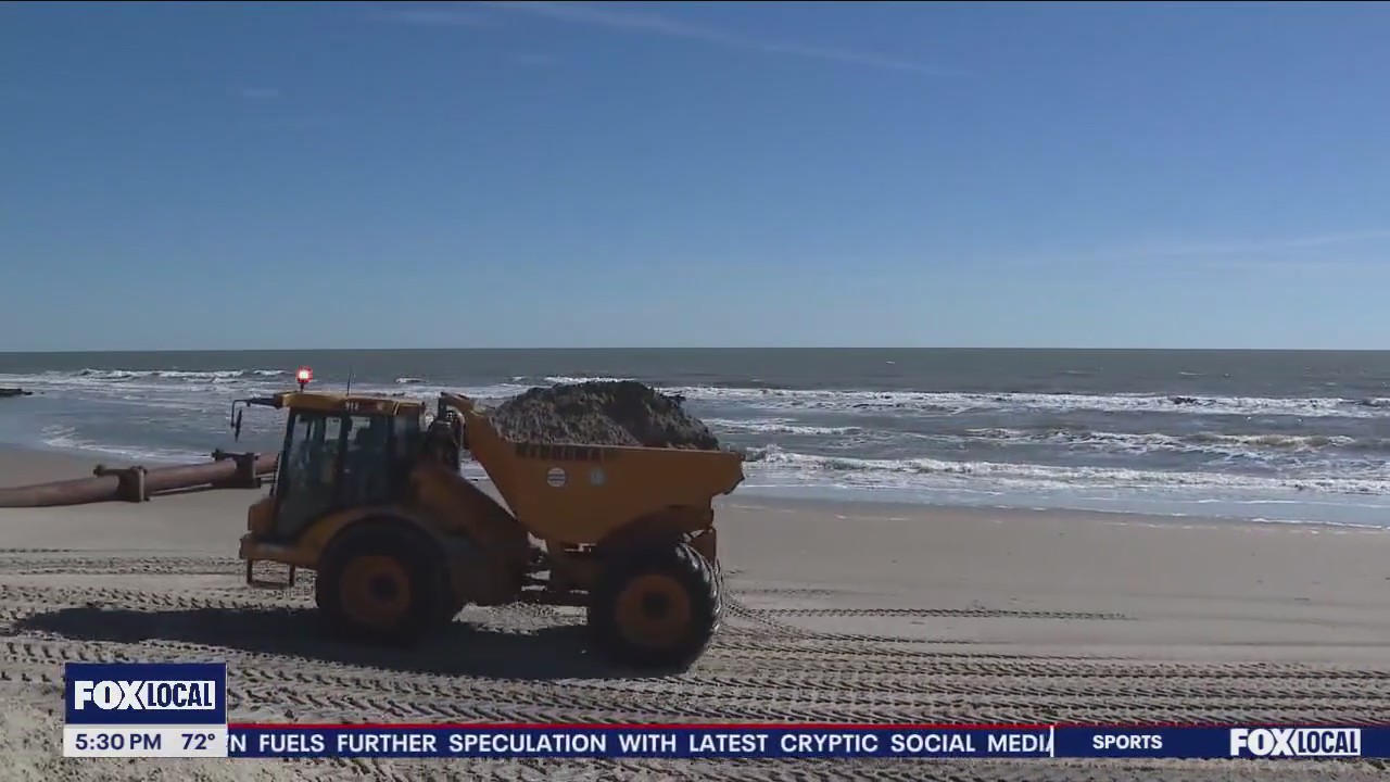 NJ beaches: Restoration efforts underway after recent storms cause erosion