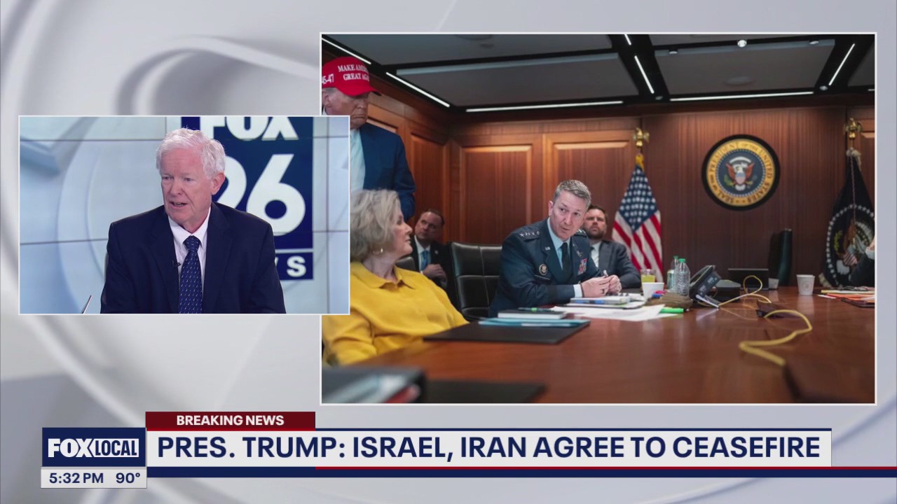 President Trump: Iran, Israel agree to ceasefire