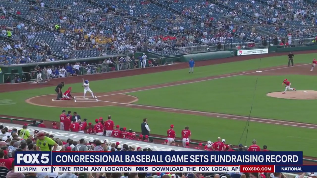 The Annual Congressional Baseball Game comes to Nats Park