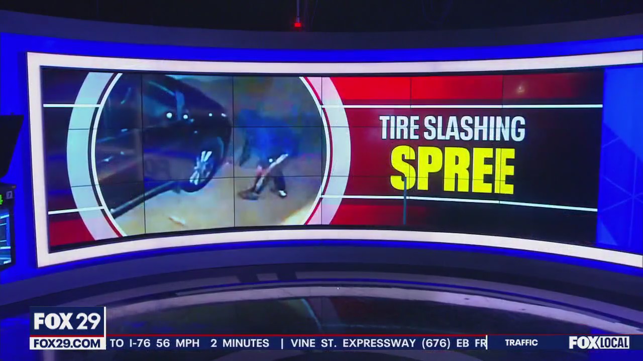 Tire slasher hits over 30 vehicles in North Wilmington