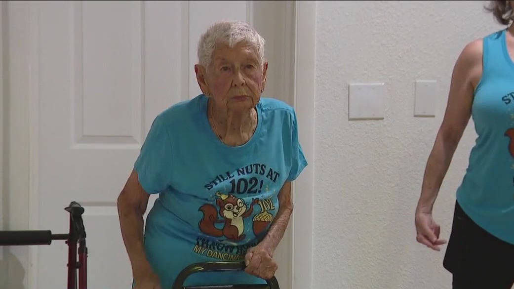 102-year-old woman still 'jazzercising' six days a week
